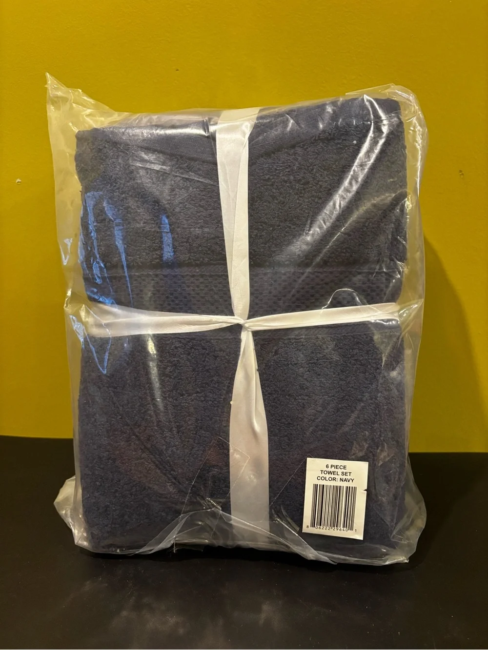 6-Piece Towel Set - Navy Blue